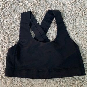 Lululemon black all sports bra. Size 4.